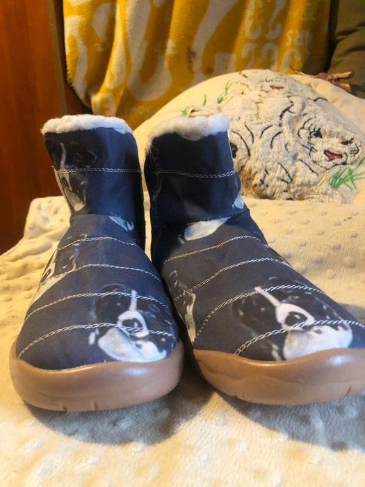 Угги дутики с собачками