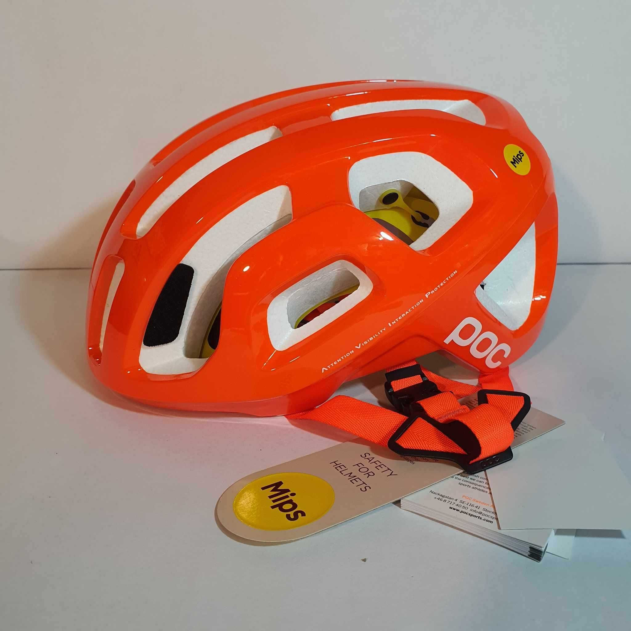 Kask rowerowy Poc OCTAL MIPS Fluorescent Orange Avip r. M (K)