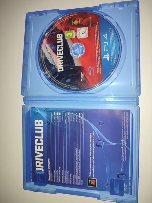 Gra Ps4 Driveclub PL gry PlayStation 4 UFC Mafia Crash Spyro Lego GTA