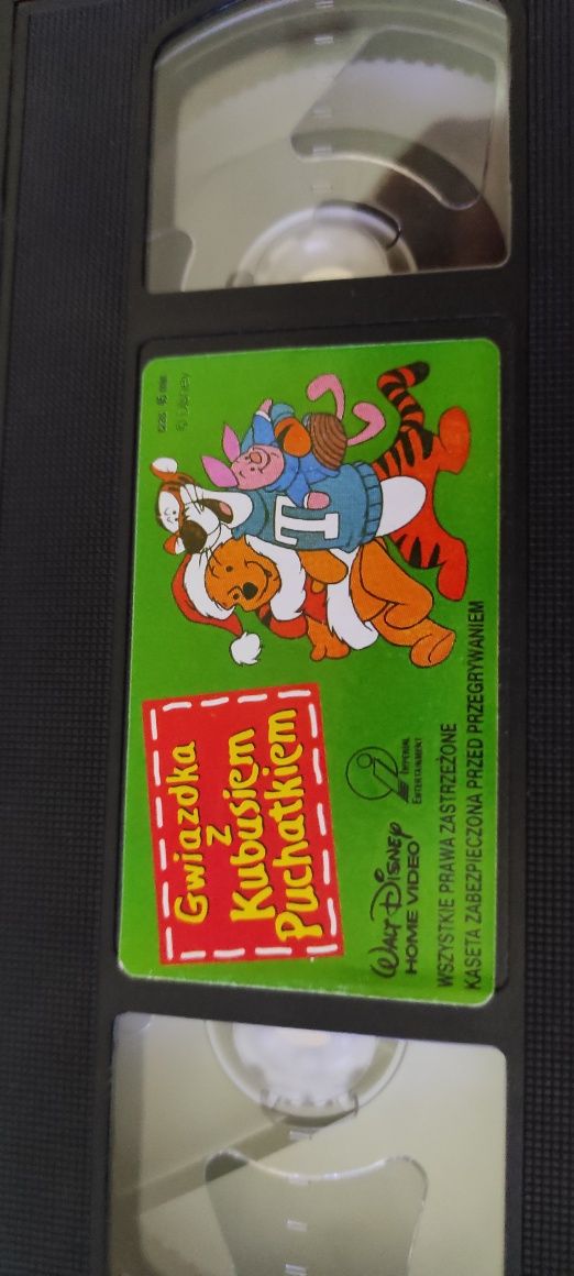 Gwiazdka z Kubusiem Puchatkiem, kaseta VHS, bajka Walt Disney