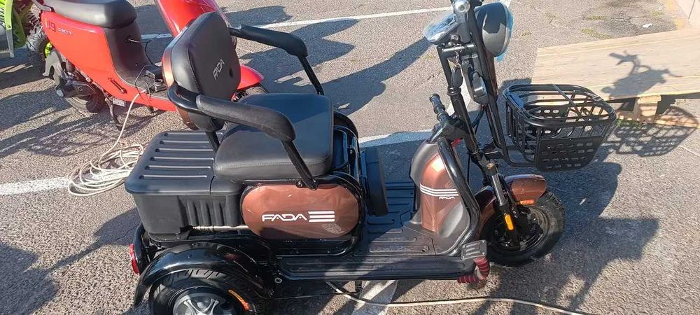Увага -30‼️ Трьохколісний FADA Oldi Електроскутер 1000W 20Ah Подарунок