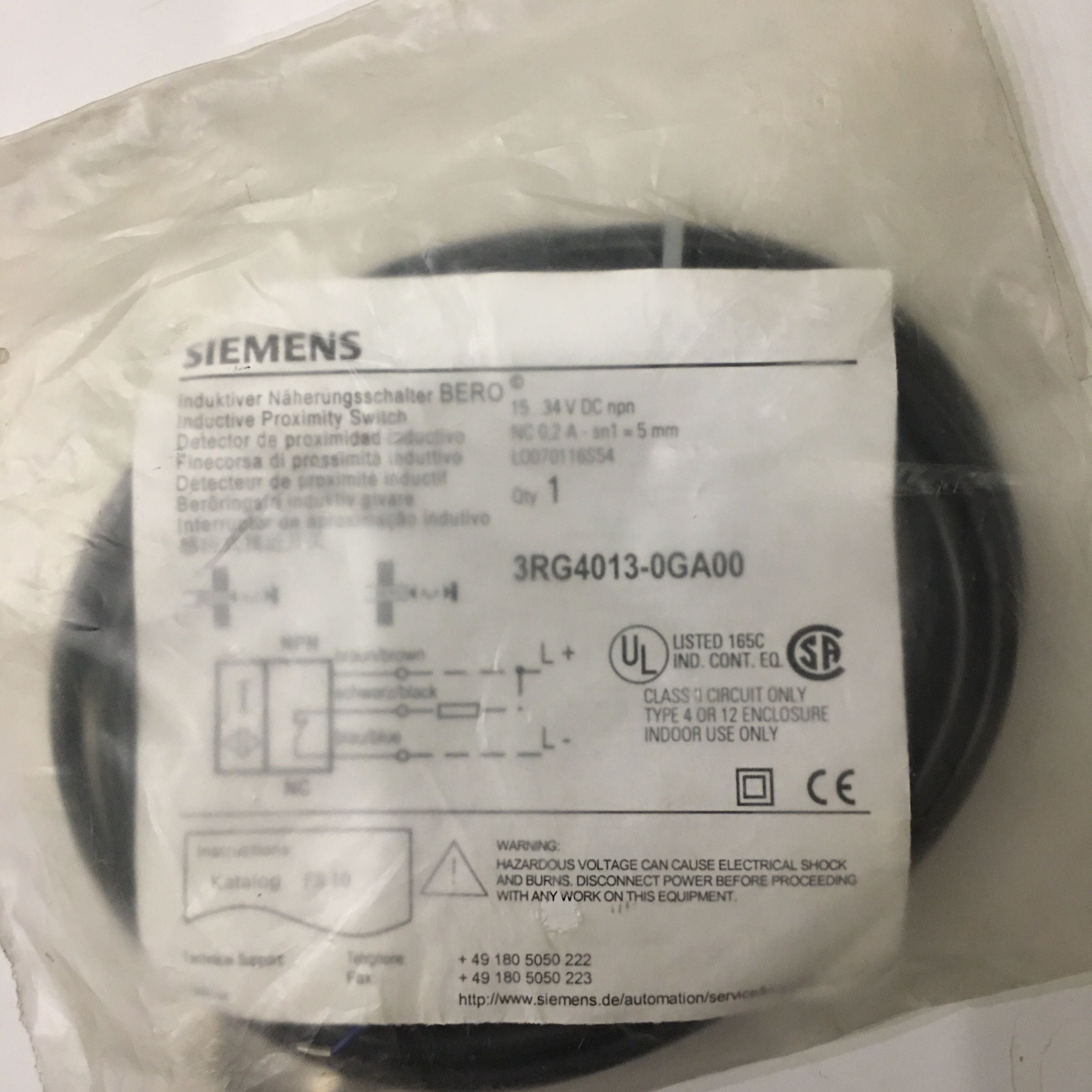 Индуктивный датчик Siemens ( Немецкий) Недорого! Новый!