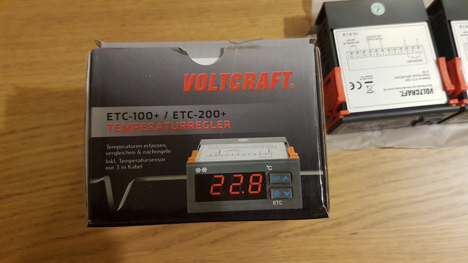 Termostat VOLTCRAFT ETC-100+ -40 do +120 °C