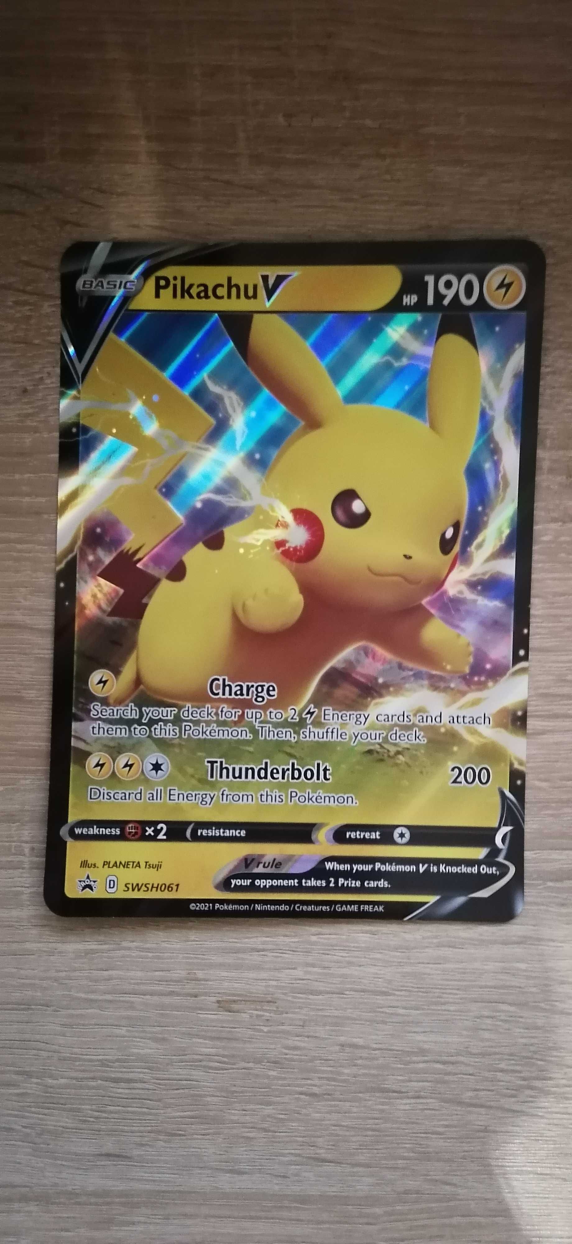 Pokemon Pikachu V 61/307 Vmax