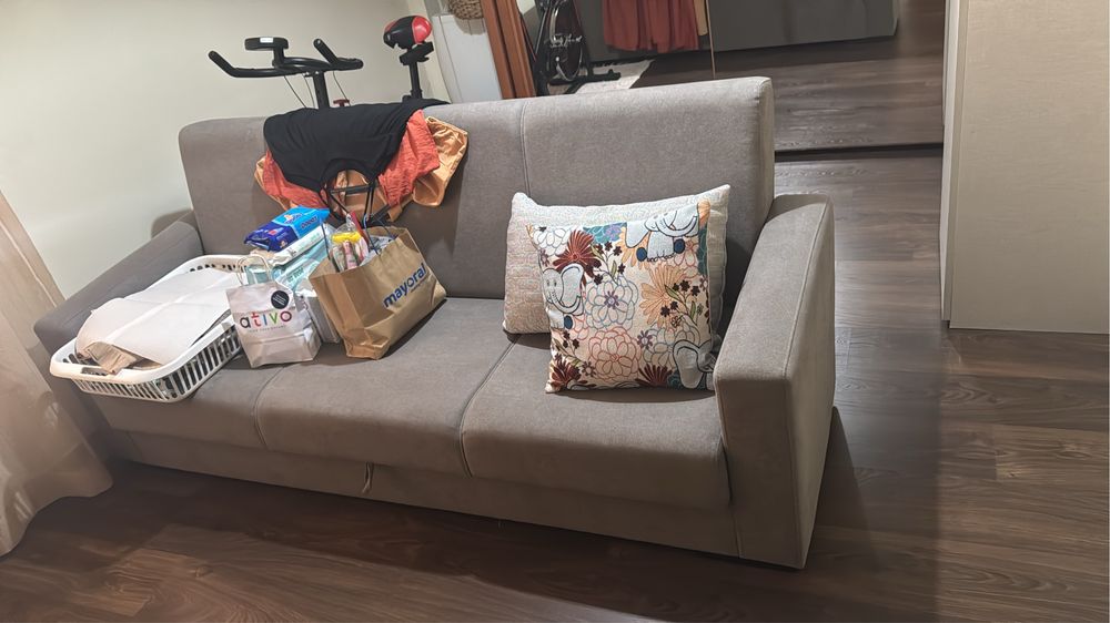 Sofa Cinza (cama)