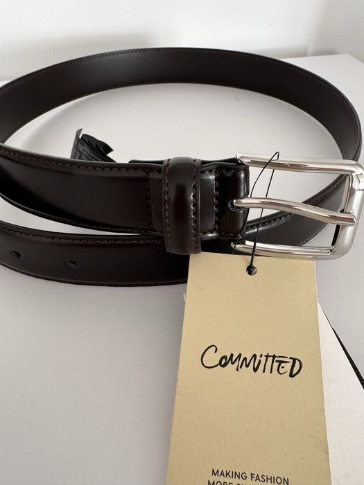 Шкіряний ремінь mango