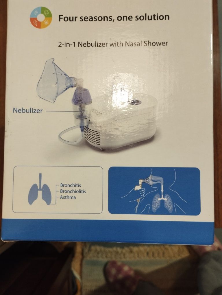 Nebulizador e duche nasal Omron