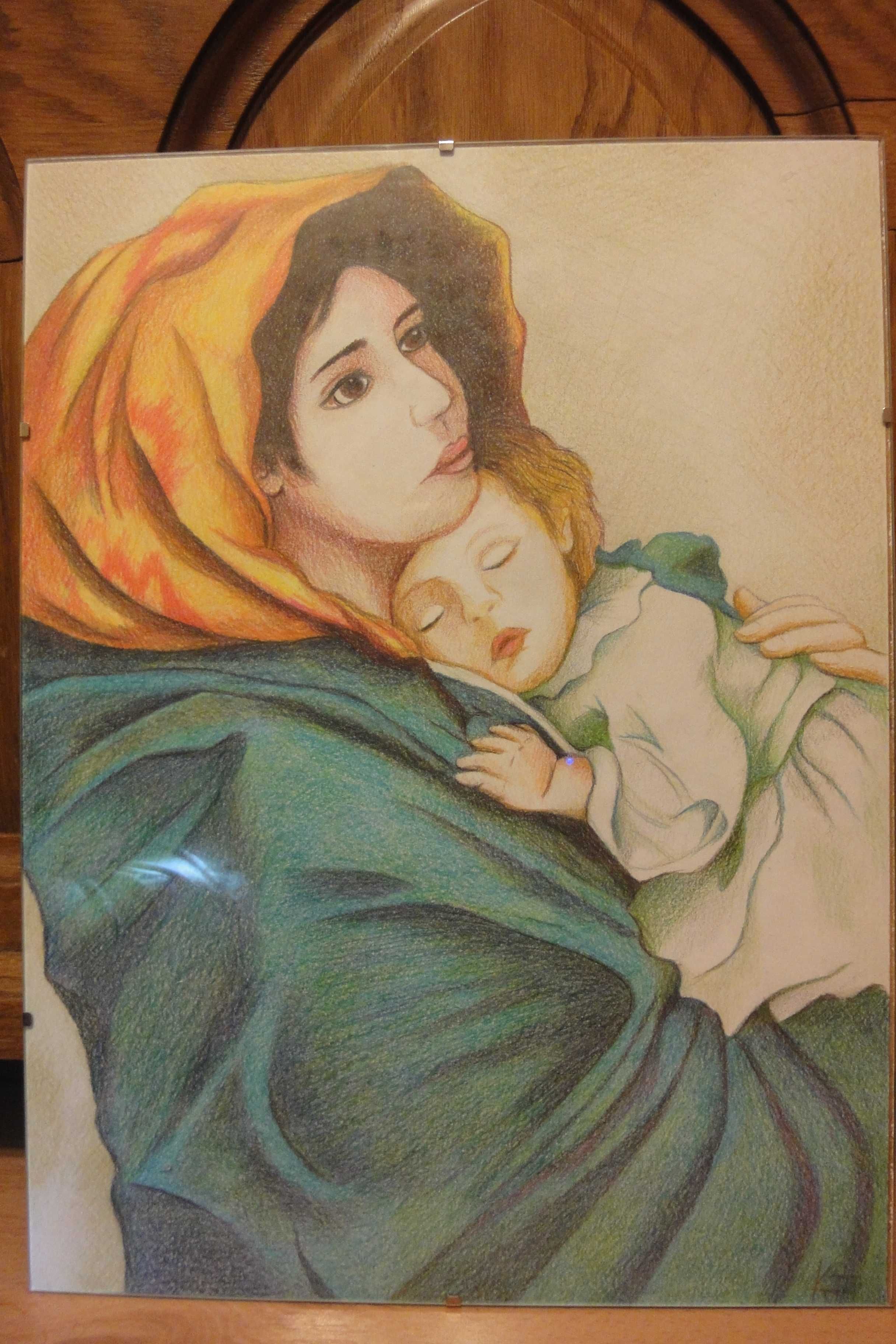 Obraz Matka Boża cygańska z dzieciątkiem Jezus / Maryja