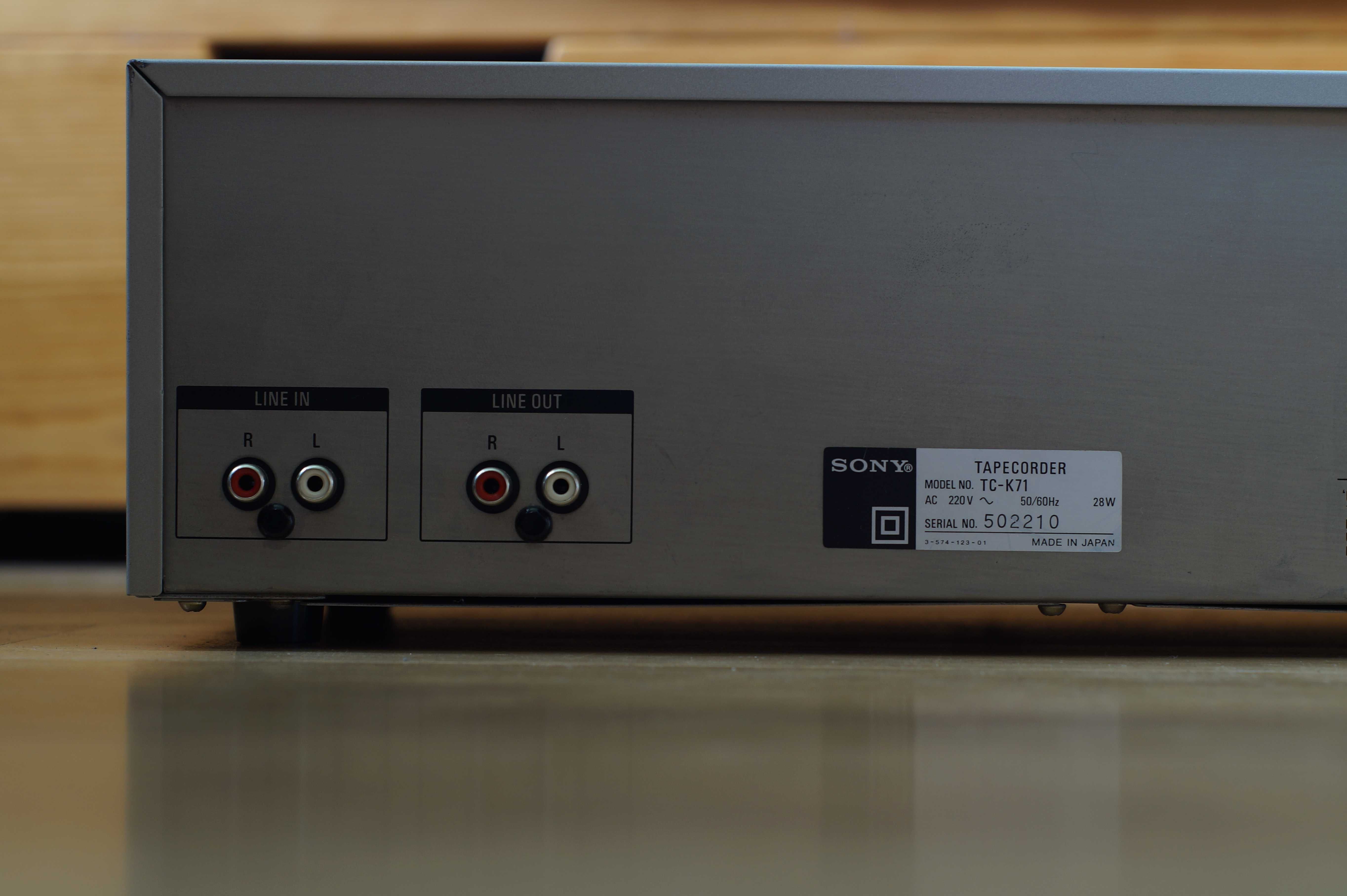 Deck Sony TC-K71 3 Head