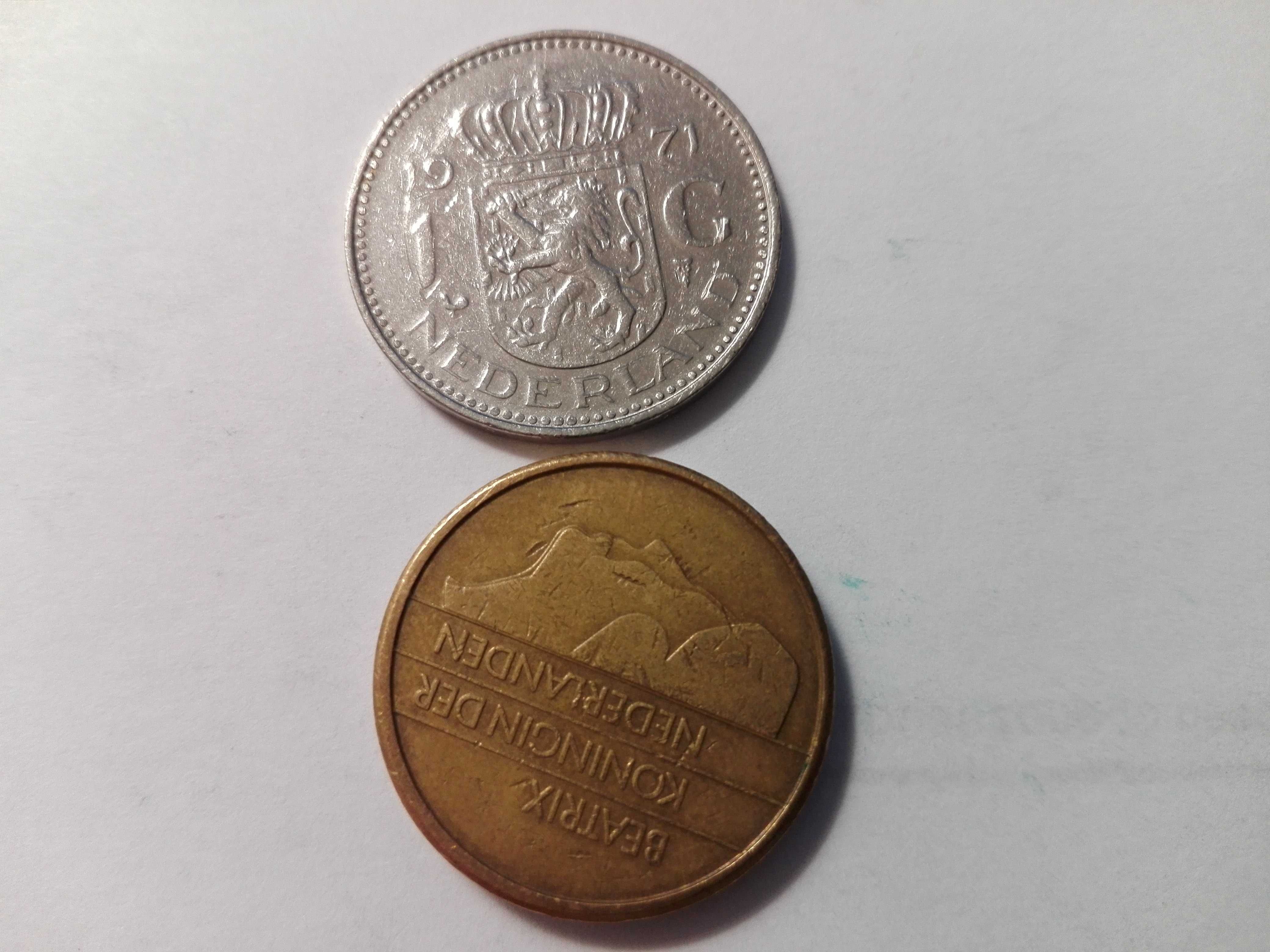 Holandia  2½ guldena srebro, 1 i 5 guldenów, 10 centów