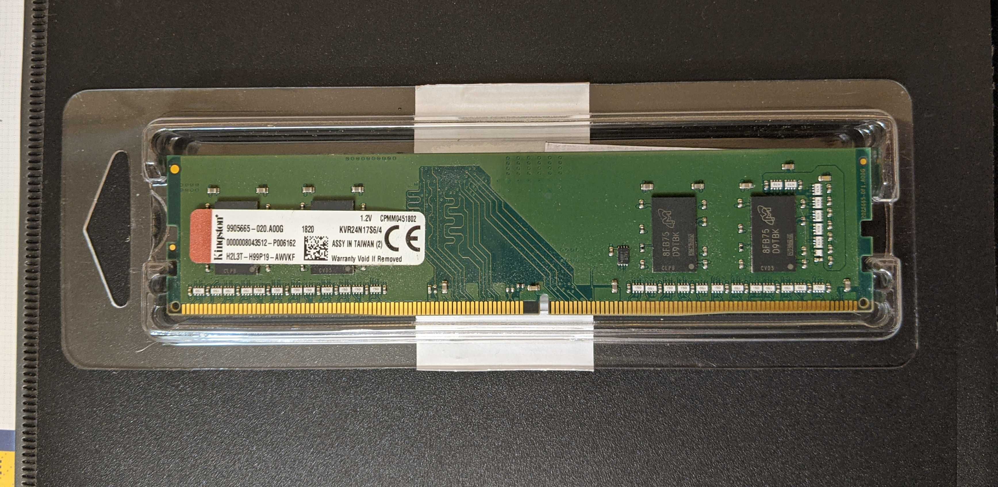 DIMM 4 GB DDR4 2400 МГц Kingston