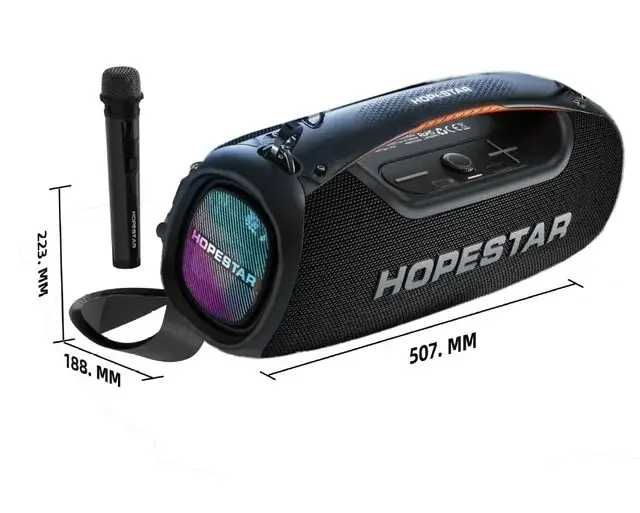Hopestar A60 100w - Bluetooth колонки чорні  (Оригінал) Є в наявності