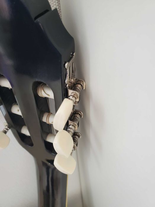 3/4 класична гітара чорна для дітей до 12 років