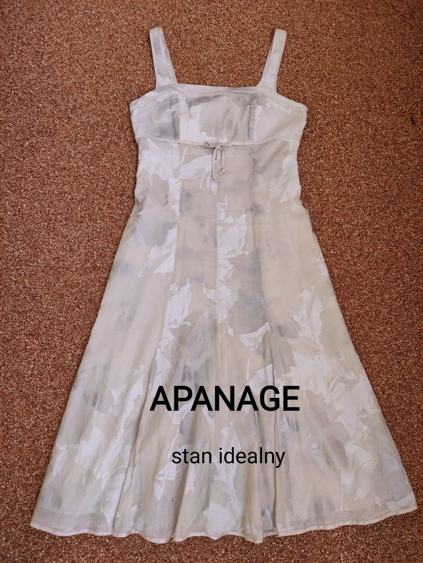 Sukienka letnia bawełna podszewka Apanage femme