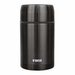 Termos Obiadowy 800Ml Noveen Tb955 Czarny + Pokrowiec