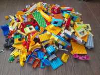 zestaw 7 kg klocków lego duplo straż pożarna, policja, Bob budowniczy