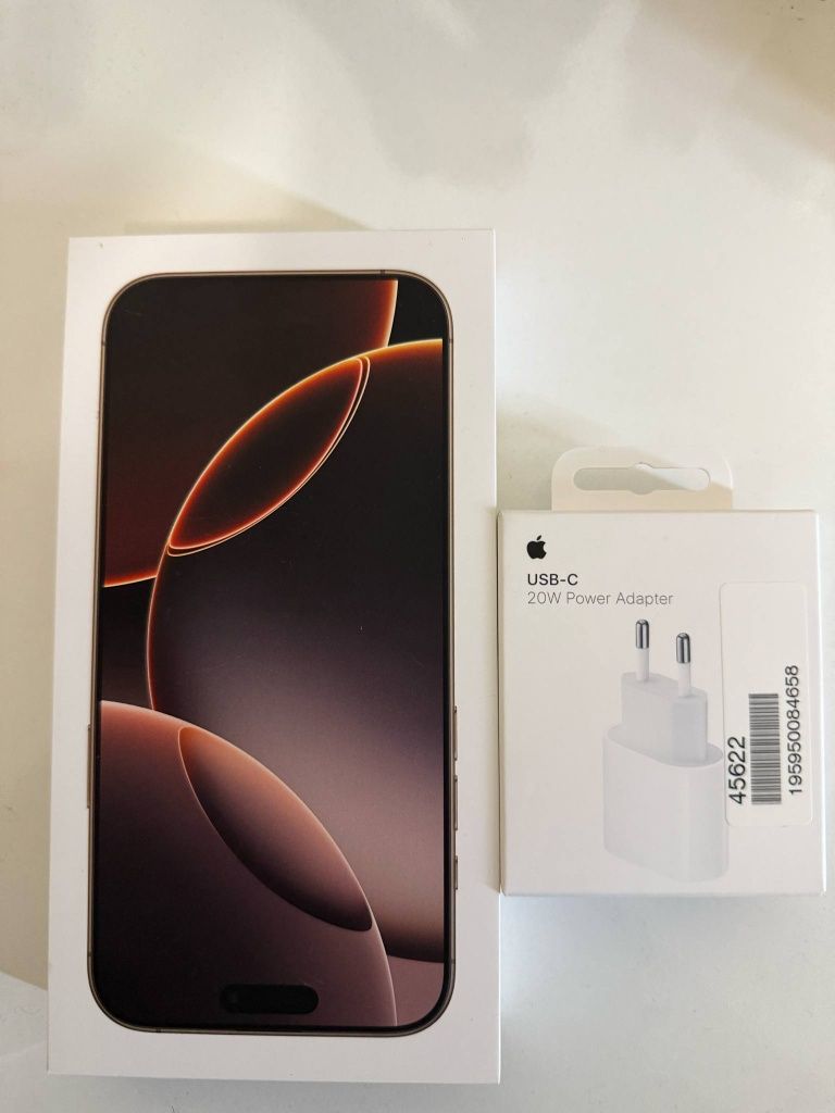 Iphone 16 pro max dourado 256gb novo na caixa com fatura