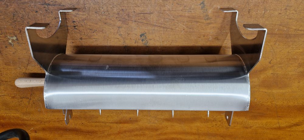 Mini churrasqueira inox chouriço