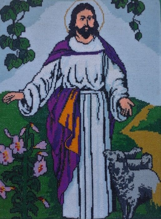 Колекція картин, вишита вручну хрестиком.