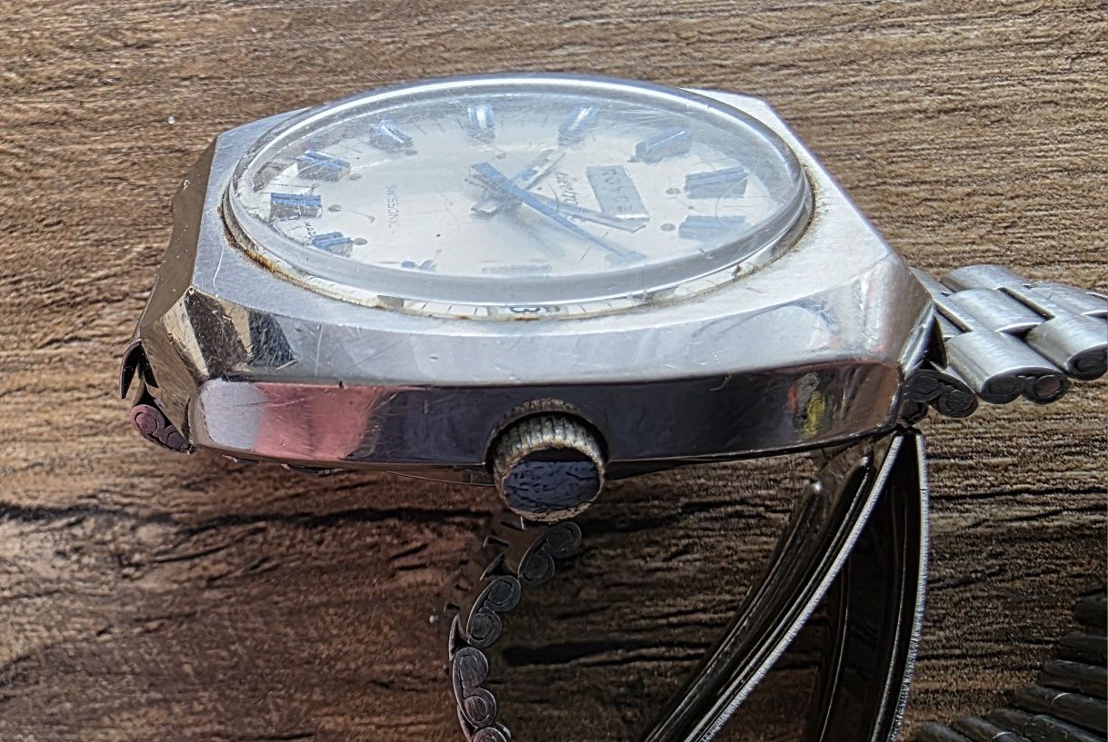 Męski Royce swiss made electronic swissonic elektromechaniczny