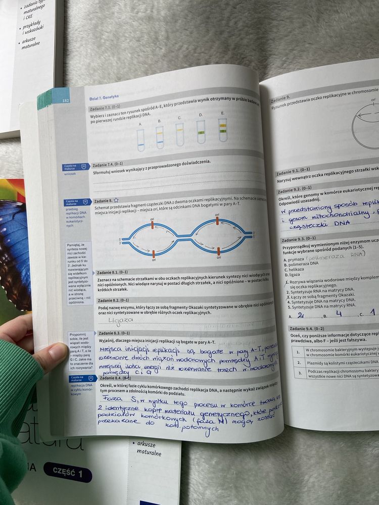 dwie czesci zbior maturalny z biologii