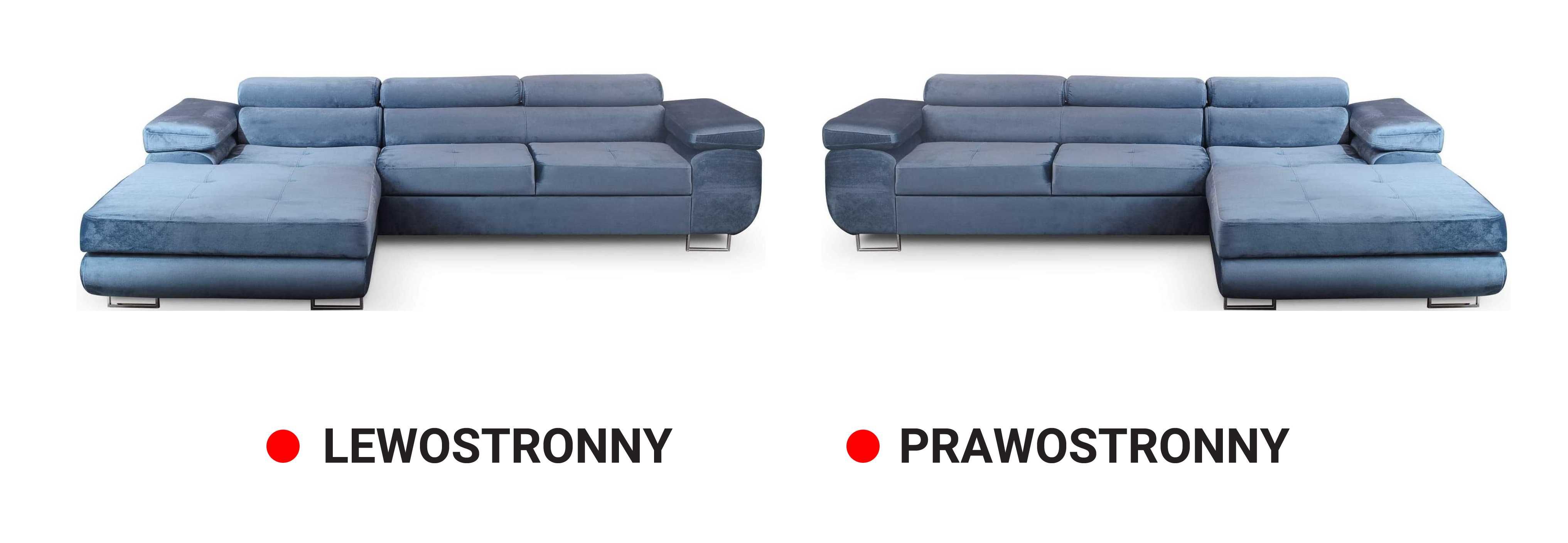 Narożnik ALEX regulowane zagłówki ROGÓWKA sofa kanapa pojemnik +GRATIS