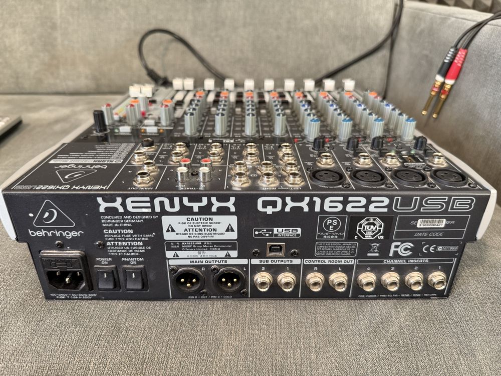 Behringer xenyx qx1622 usb