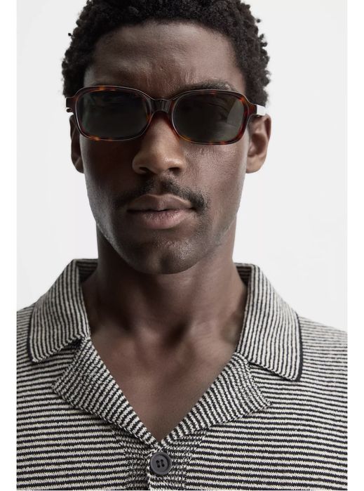 Смугаста трикотажна сорочка ZARA (розмір L, XL)