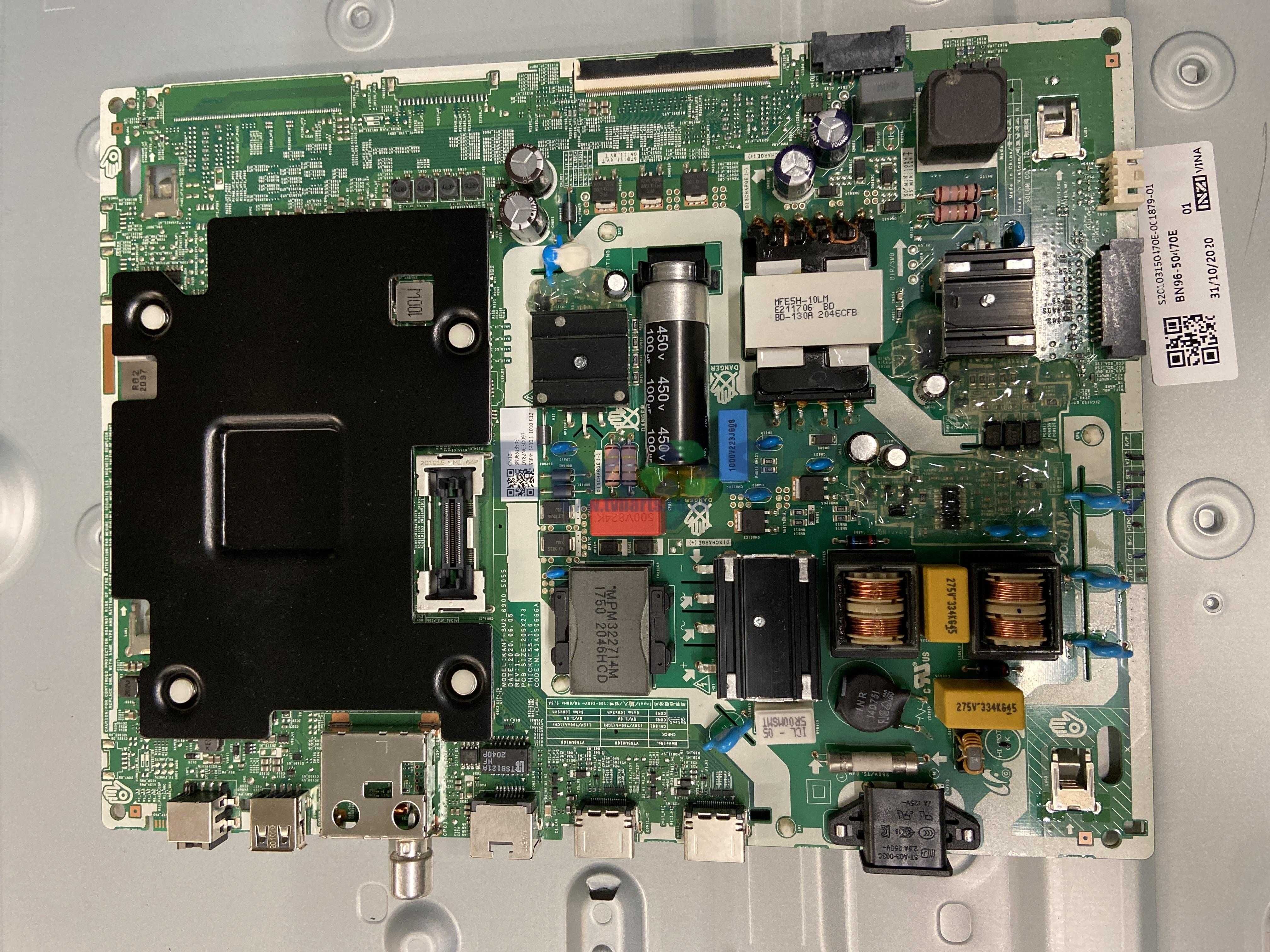 bn96..51850e placa unica tv led smart samsung ue55tu7005 kxxc