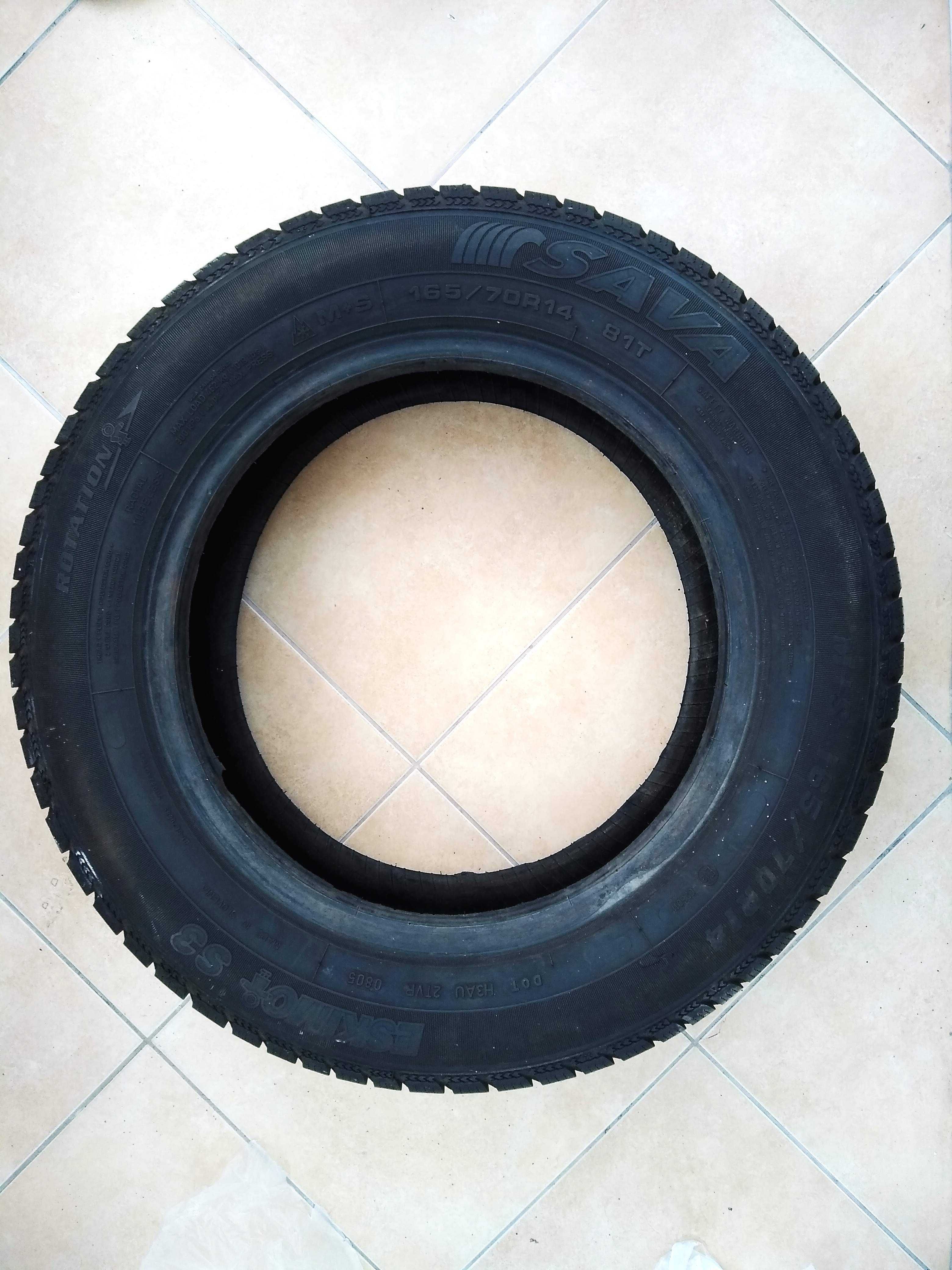 Колесо покришка  SAVA  165/70 R14  1шт. Б/У