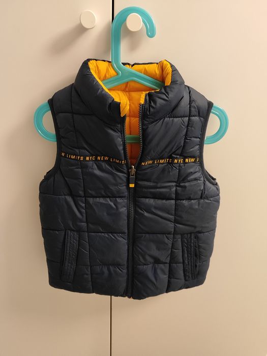 Kamizelka, bezrękawnik, dwustronna, rozm. 116.