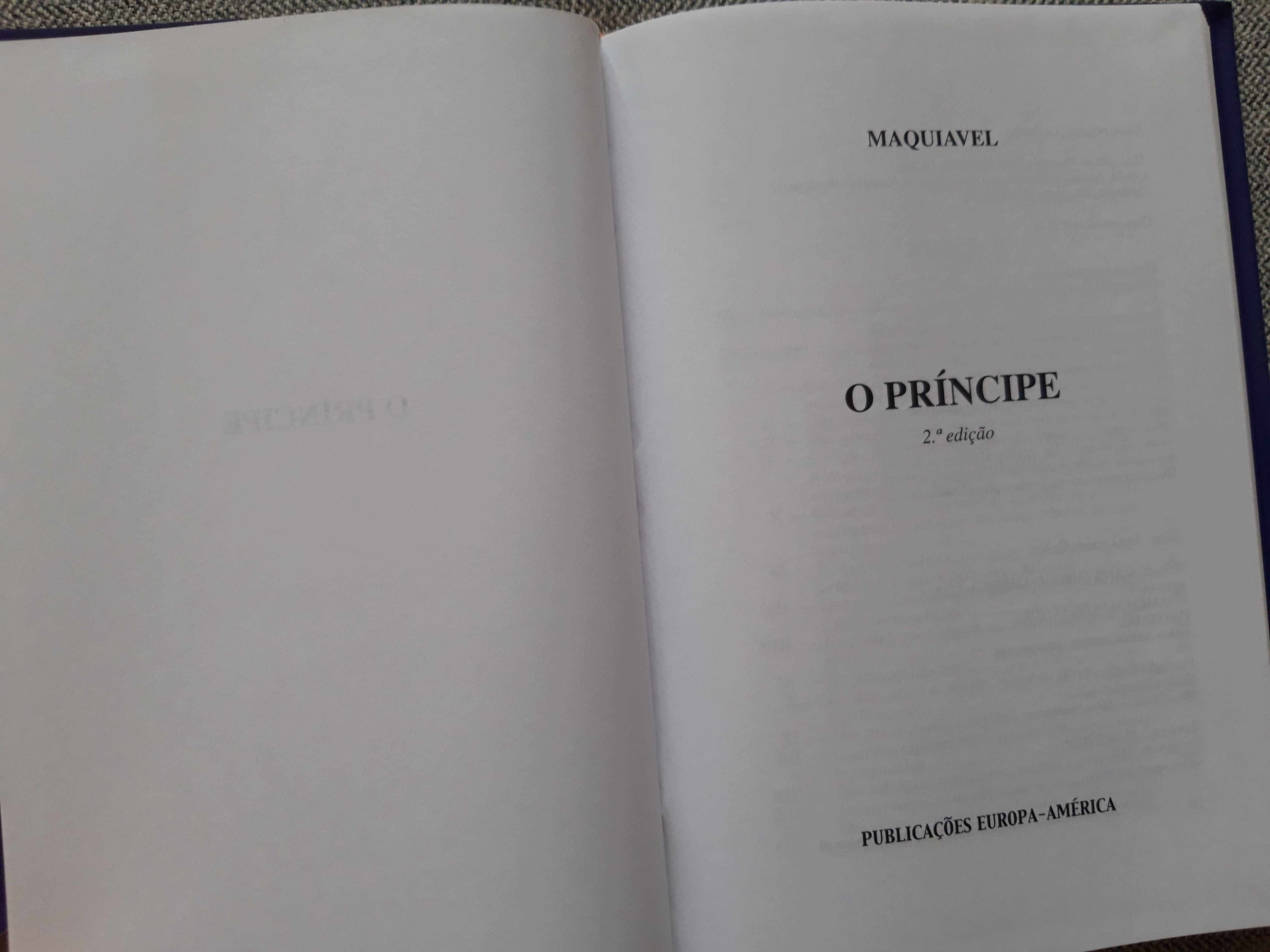 Livro "O Príncipe" de Maquiavel
