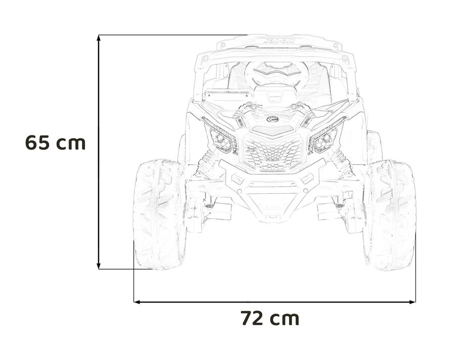 ATV CAN-AM Maverick Niebieski Autko elektryczne dla dzieci DK-CA003