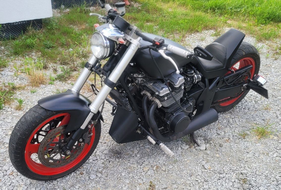 Motocykl Symuzuki GSX1100EF 1984r., BOBBER, CUSTOM , PRZEROBION