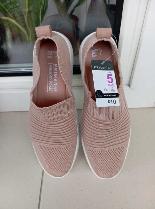 Nowe tenisówki buty Primark, Memory Foam, rozmiar 38
