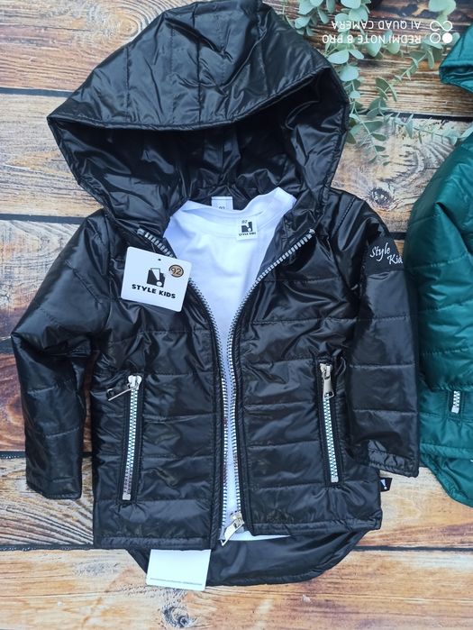 Kurtka parka dla chłopca dwa kolory 92-140