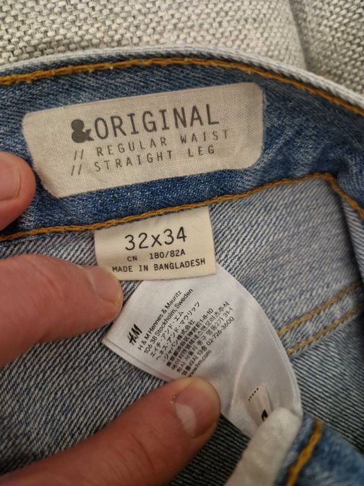 spodnie jeansowe męskie H&M, stan idealny