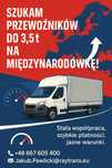 Podejmę współprace z przewoźnikiem Międzynarodowym na busy do 3,5 t