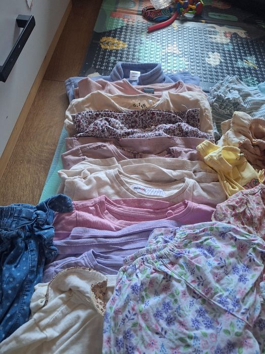 Paka ubranek spodenki bluzki legginsy sukienki H&M Zara Sinsay 110