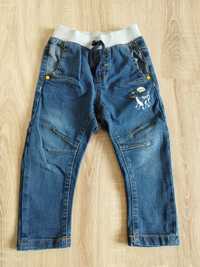 Jeansowe spodnie dla chłopca Dino R.80