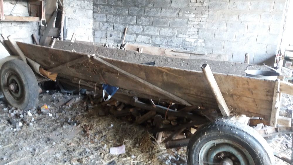 Wóz konny drewniany