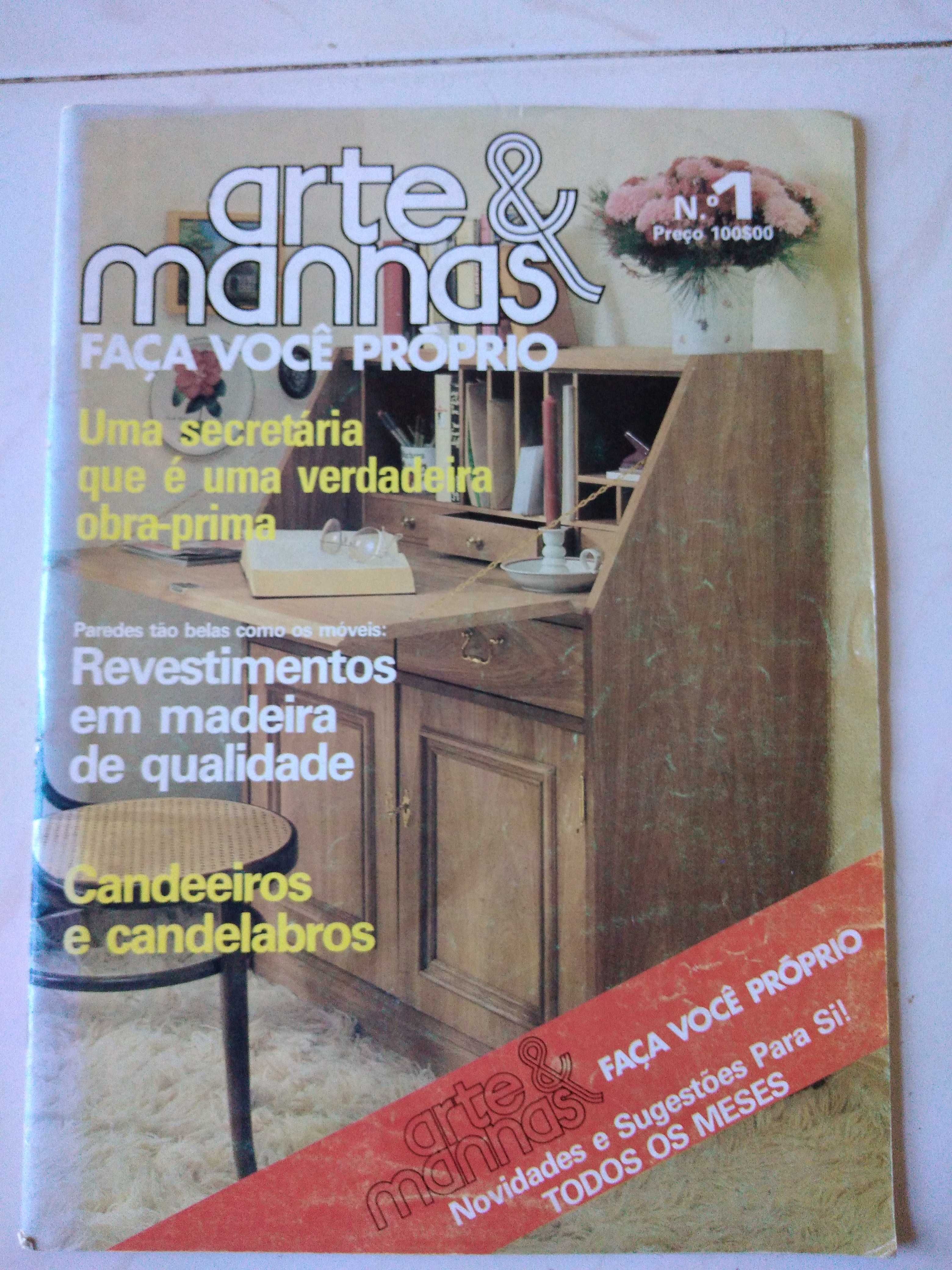 Revista arte & manhas antiga