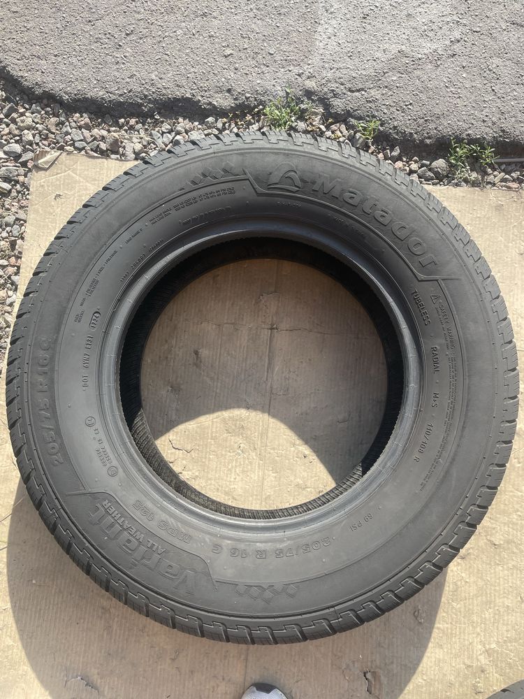 205/75 R16C Matador Variant All Weather /2шт/ всесезон/ як нові