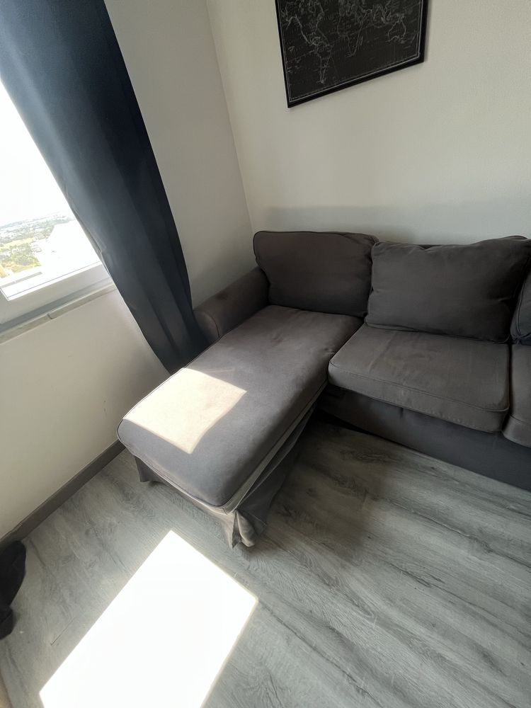 Sofa Ektorp 3 lugares com chaise Ikea