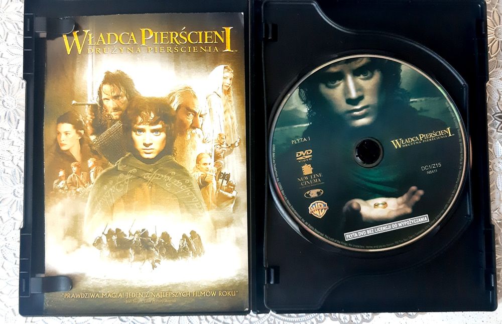Płyta Dvd -film Władca Pierścieni