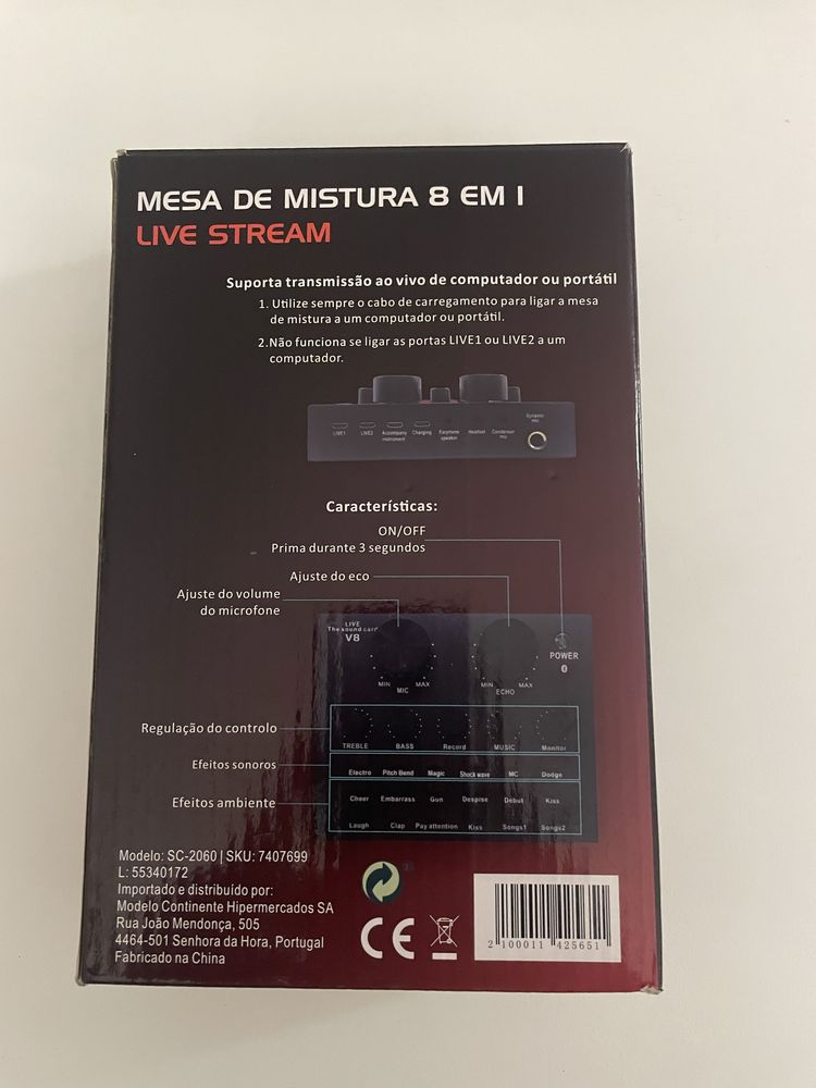 Mesa de Mistura 8 em 1