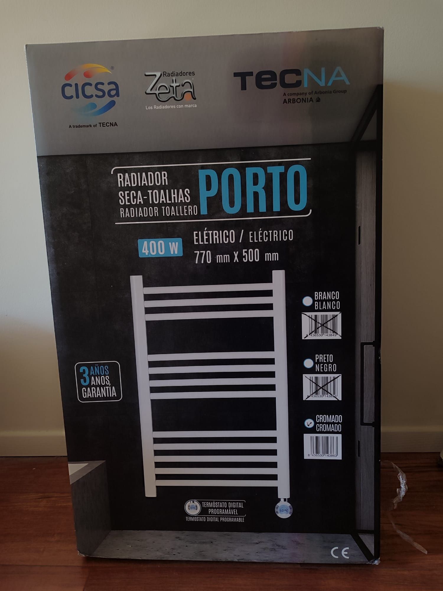 Toalheiro eletrico - 50x77 novo