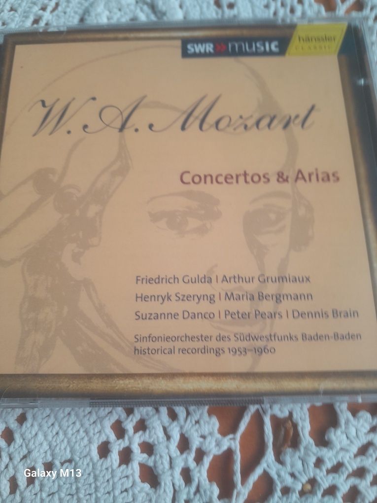 W.A. Mozart Concertos & Arias
