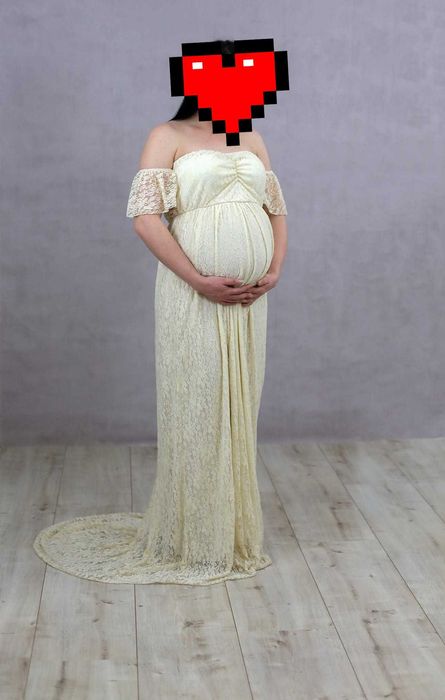 Sukienka na sesje ciążową, uniwersalna