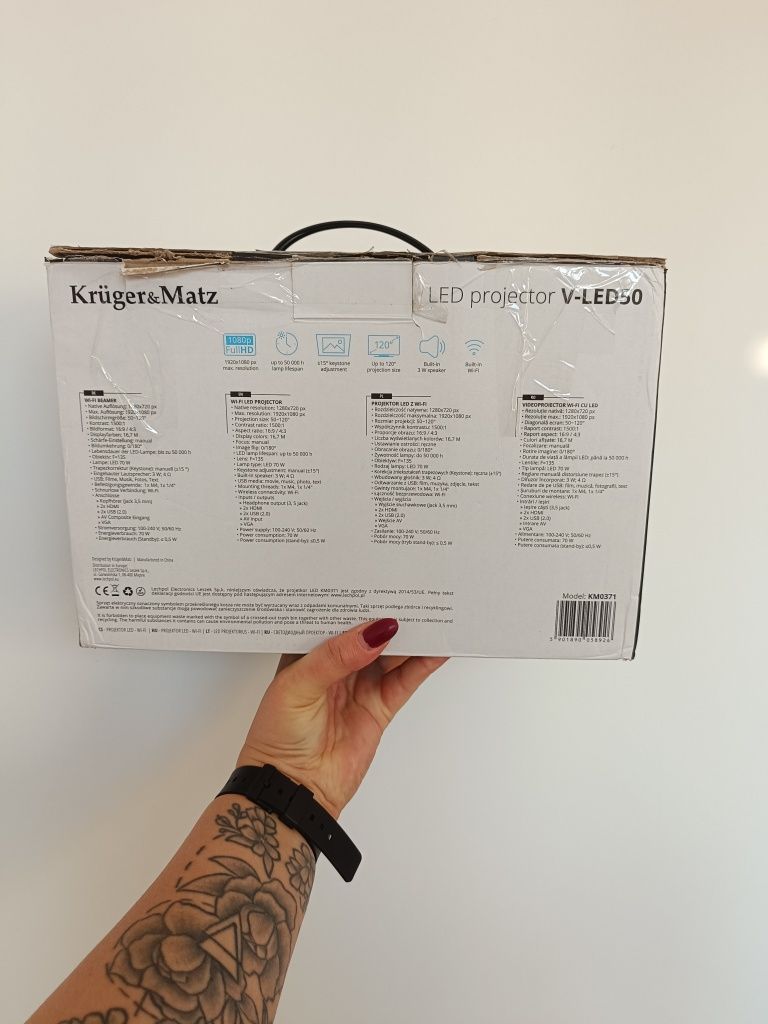 Projektor LED z Wifi, Kruger Matz